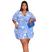 Azul estampado