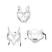 Branco-3PCS