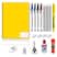 Kit com caderno amarelo
