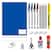 Kit com caderno azul