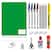 Kit com caderno verde