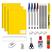 Kit com caderno amarelo