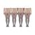4 pares cinza
