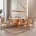 Linho Palha/Imbuia Natural/Off White