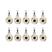 Luz branca, 10pcs