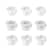 9pcs-molde de caveira-A