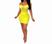 Amarelo conjunto bodysaia n, B0102