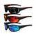 3psc preto vermelho azul