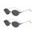2pcs cinza cinza