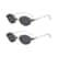 2pcs cinza cinza
