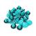 Hu azul 100pcs