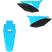 Azul neon / Preto