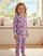 Pijama alenice azul, Rosa