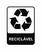 1 Placa lixo reciclável