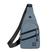 Bolsa pochete transversal sports, Cinza