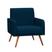 Suede azul marinho