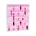 Branco/LED Neon Rosa