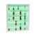 Branco/LED Neon Verde