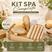 Branco, Kit banho spa completo, 7 peças para um momento de relaxamento, Pronta entrega