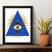 Moldura branca