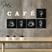 Placas Pretas e Letras Brancas