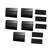 kit 10 unidades preto