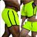Amarelo neon, Preto