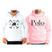 Branco boné, Rosa polo
