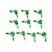 Verde, 10pcs