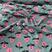 Floral Azul com Rosa