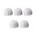 Branco 5pcs