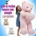 Urso gigante rosa