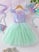 Vestido sereia ariel luxo