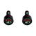 Vermelho Verde 2PCS