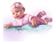 imagem do produto Boneca Bebê Primeira Consulta 40 Cm C/ Acessórios - Milk
