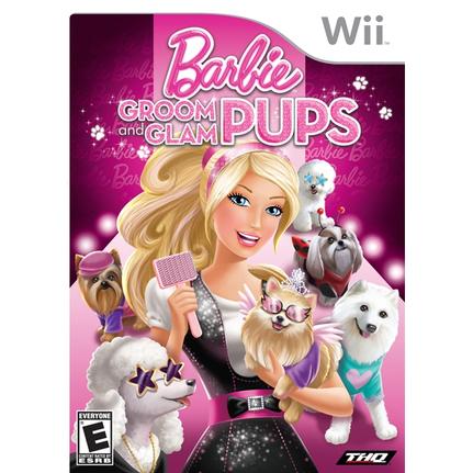 Jogo Game Barbie - Groom And Glam Pups - Wii - Thq