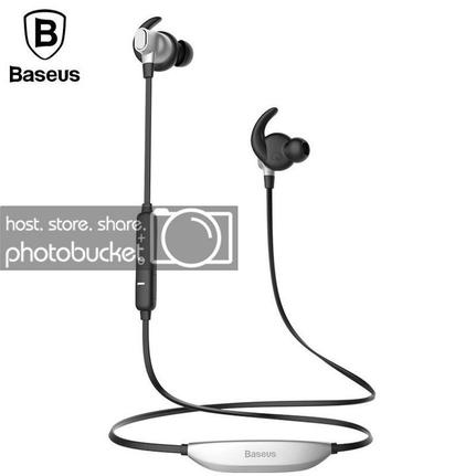 Fone de Ouvido Earphone Bluetooth Preto Baseus B15