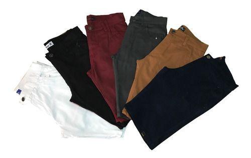 bermuda jeans vinho