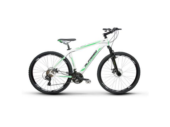 Bicicleta Alfameq Zahav T21 Aro 29 Susp. Dianteira 21 Marchas - Branco/verde