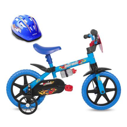 Bicicleta Mormaii Kids Aro 12 Rígida 1 Marcha - Azul