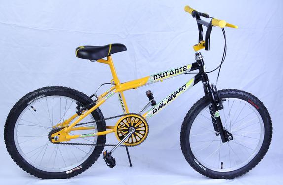 Bicicleta Dalannio Bike Mutante Aro 20 Rígida 1 Marcha - Amarelo/preto