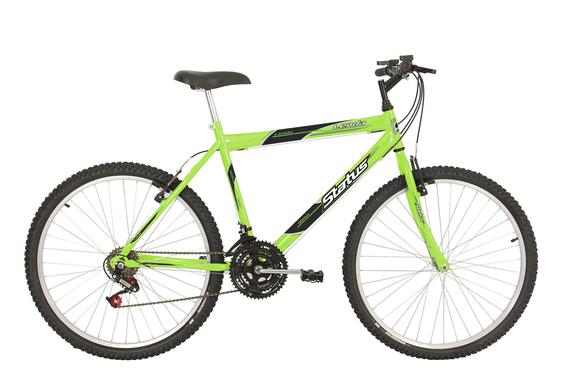 Bicicleta Status Bike Lenda Aro 26 Susp. Dianteira 18 Marchas - Verde