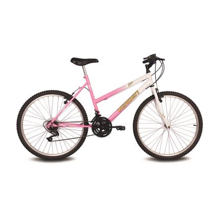 Bicicleta Verden Live Aro 26 Rígida 18 Marchas - Branco/rosa