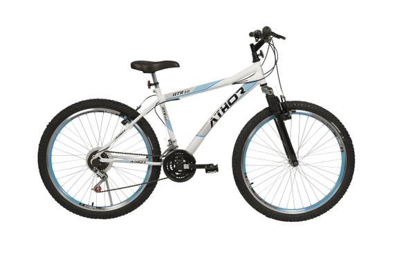 Bicicleta Athor Bike Atr 3.0 Aro 26 Susp. Dianteira 18 Marchas - Azul/branco