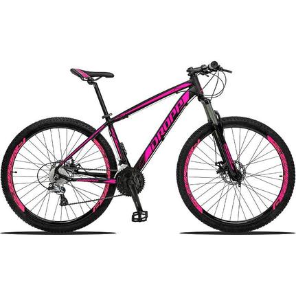 Bicicleta Dropp Z3 2020 Disc H T21 Aro 29 Susp. Dianteira 27 Marchas - Preto/rosa