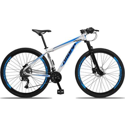 Bicicleta Dropp Aluminum 2020 Disc H T15 Aro 29 Susp. Dianteira 27 Marchas - Azul/branco