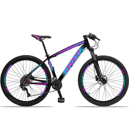 Bicicleta Dropp Z4x 2020 T15 Aro 29 Susp. Dianteira 21 Marchas - Azul/rosa