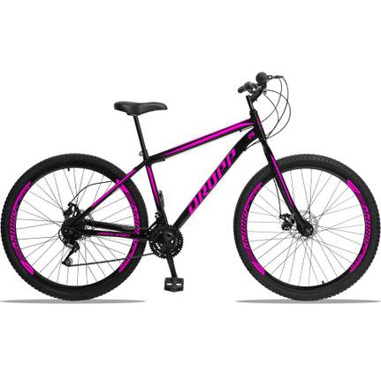 Bicicleta Dropp Sport Aro 29 Rígida 21 Marchas - Preto/rosa