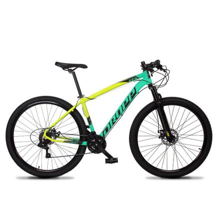 Bicicleta Dropp Z7x Disc H T17 Aro 29 Susp. Dianteira 21 Marchas - Amarelo/verde