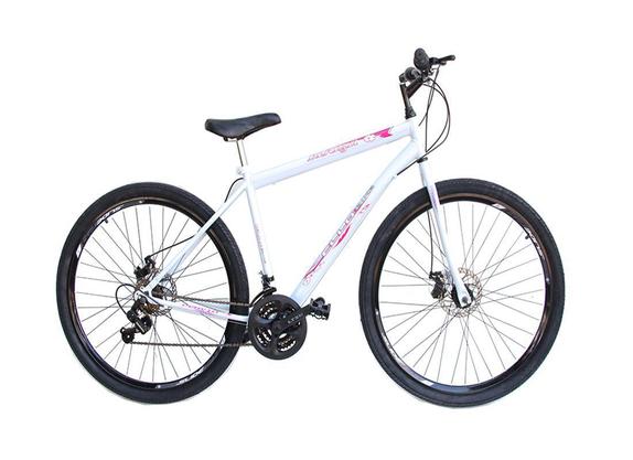 Bicicleta Ello Bike Veneza Aro 29 Rígida 21 Marchas - Branco/rosa